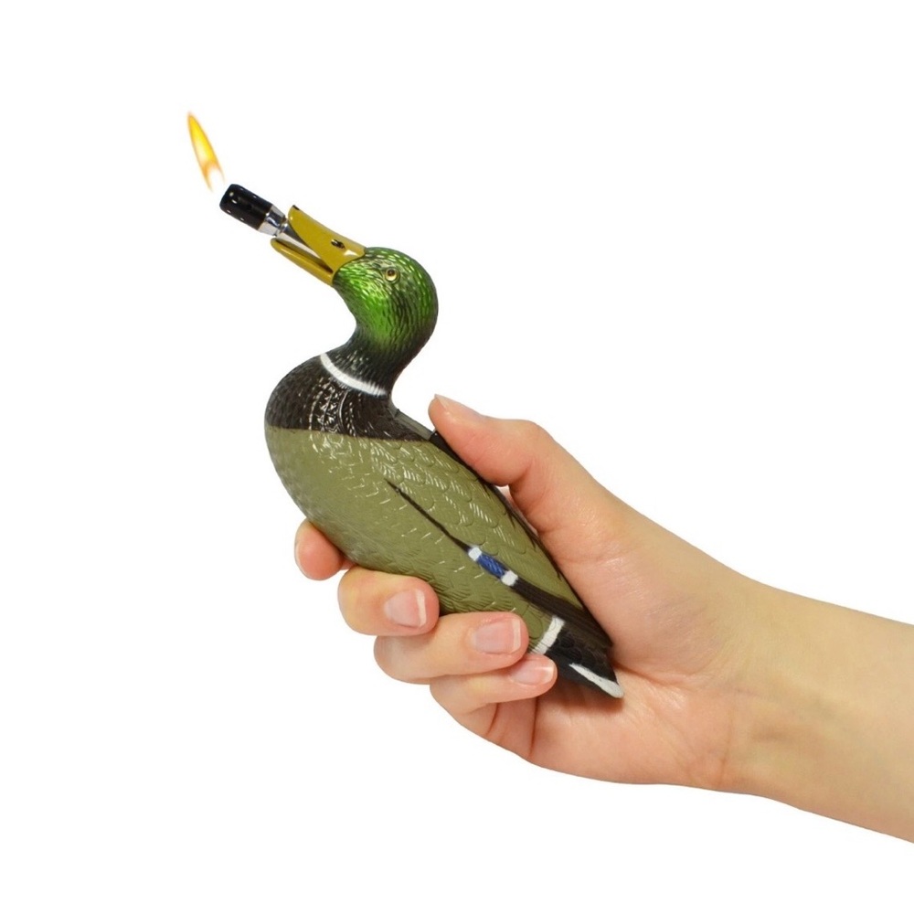 G.E.I. Mallard Duck Novelty BBQ Lighter, Vintage Cottagecore